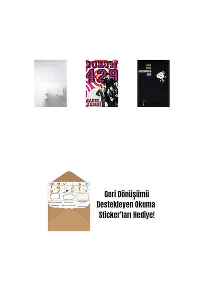 Hayal Tozu Gölgecisi + Durum 429 + Amsterdam'ın Gülü + Okuma Sticker'ları