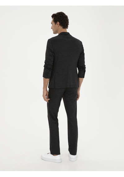 Cacharel Siyah Slim Fit Yün Karışımlı Pantolon Cacharel Siyah Slim Fit Yün Karışımlı Pantolon
