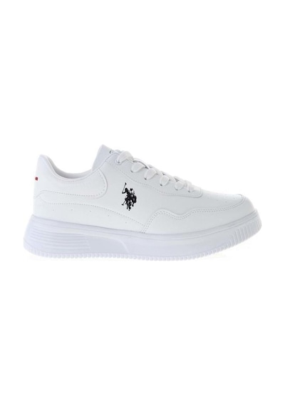 U.S. Polo Assn. U.s. Polo Abe 3 Fx Bayan Sneaker Spor Ayakkabı Beyaz Bej