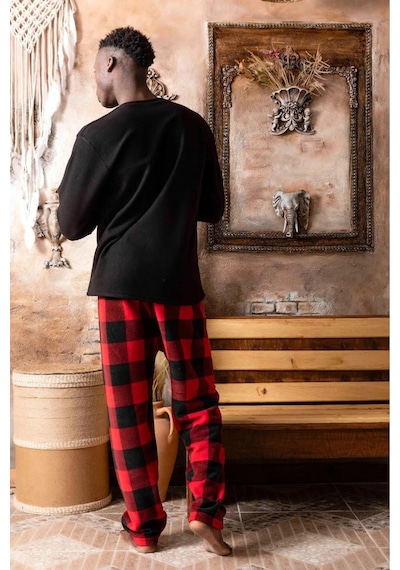 Sude Erkek Kışlık Polar Pijama Takımı A100/11 - 1 Adet 001