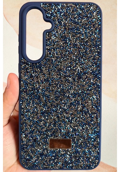 Samsung Galaxy A35 Yıldız Tozu Premium Lacivert Silikon Kılıf