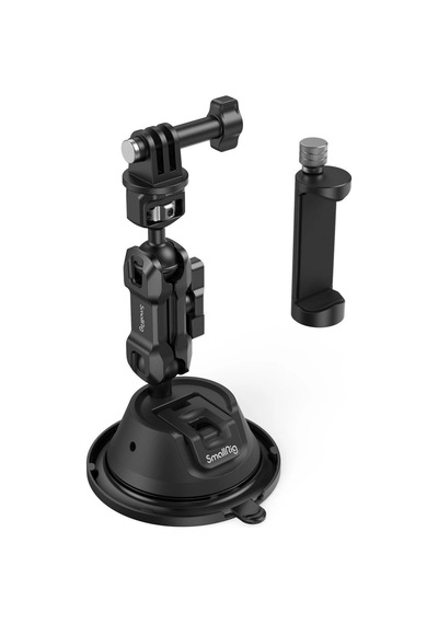 Smallrig Sc-1k 4275 Aksiyon Kamera/cep Telefonu İçin Vantuz Montaj Kiti Siyah