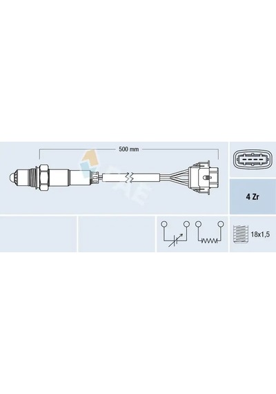 Vw Passat B6 Oksijen Sensoru 1.4 2008-2010 Caxa Fae 77303