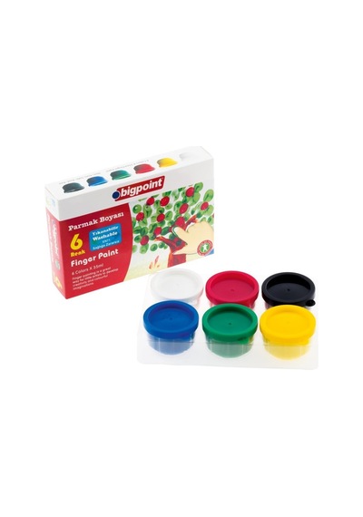 6 Renk Parmak Boyası 35 Ml Bigpoint Marka
