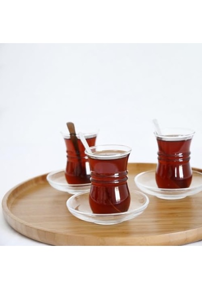 Bambum Cappuccino Daire Tepsi Çok Renkli