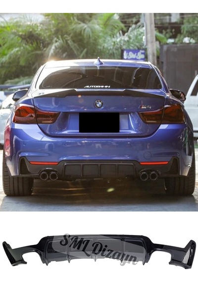 Bmw F32-f33-f36 M Sport-tech Çift Çıkış Difüzör-difizör