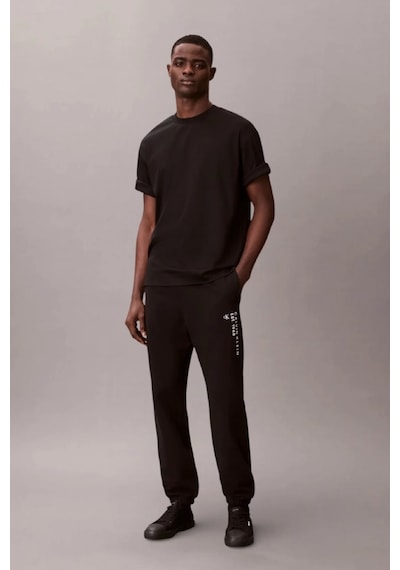 Calvin Klein Havlu Kumaş Calvin 1968 Grafikli Erkek Siyah Eşofman Altı Lv14rf248g-ub1 Siyah