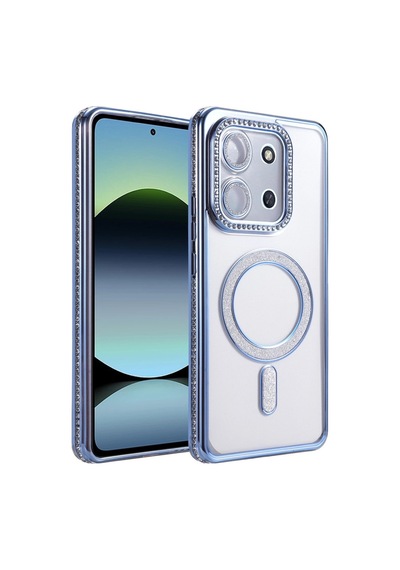 Redmi 15c 4g Joke Simli Magneticsafe Kılıf - Mavi İtdark50710