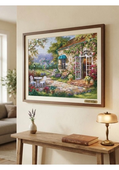 Hayal Bahçesi Ve Hayvanlar Alemi İkili Set - 1000 + 500 Parça İkili Puzzle Seti