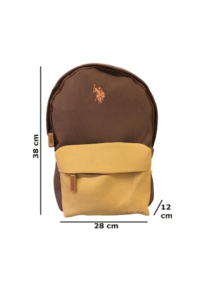 U.S. Polo Assn. Unisex Sırt Çanta Kahve - Sütlü Kahve PLÇAN22030