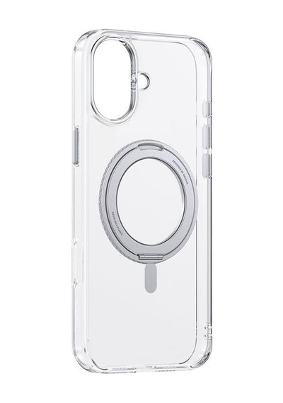 Baseus Apple Uyumlu iPhone 16 Plus Skyring Series 360 Magnetic Telefon Kılıfı - Şeffaf