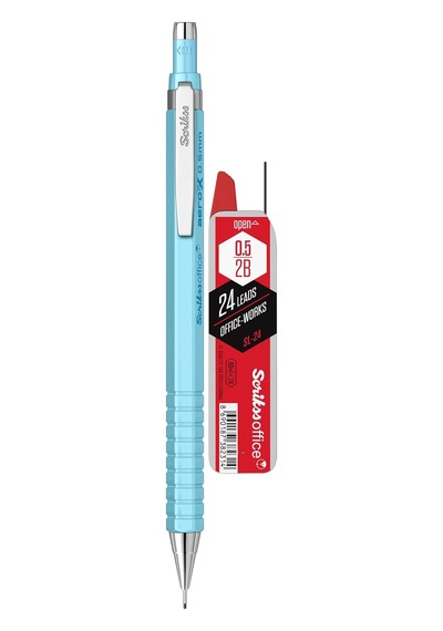 Scrıkss Offıce Aero-x Versatil 0.5 Mm Açık Mavi & Sl-24 Min 2b 2'li Blister Genel