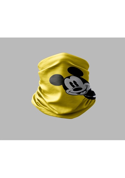 Buffalo Çocuk Tasarımlı Motorcu Buff Maske Outdoor Boyunluk Unisex Bandana Siyah