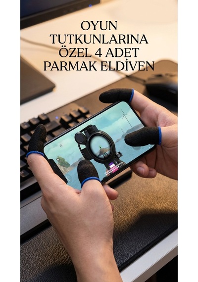 Oyuncu Eldiveni Ergonomik Hassasiyet Dayanıklı Tasarım Kontrol Rahatlığı
