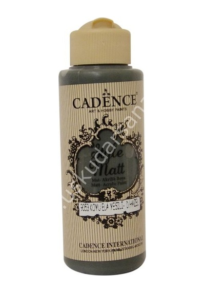 Cadence Style Matt Akrilik Boya 120Ml 9053 Koyu Ela Yeşil Dark Ha