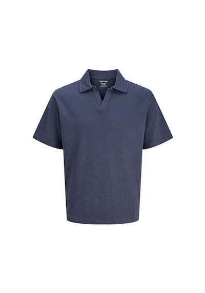 Jack & Jones Jack&jones Montauk Split Erkek Gri Polo Yaka Tişört