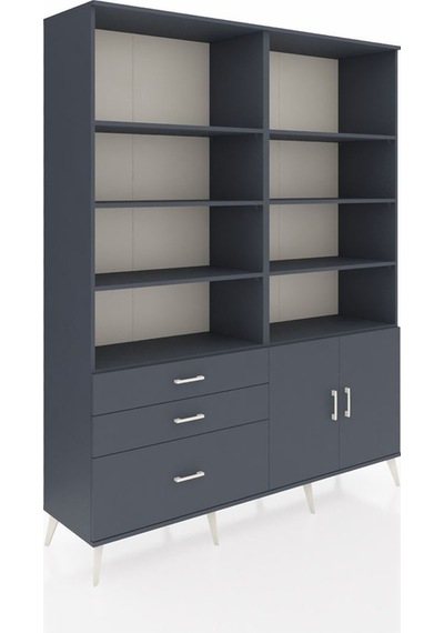 Hyperion Gardrop 9 Raflı 3 Çekmeceli 2 Kapaklı 176x44x221 Antrasit-antrasit Antrasit Hyperion Gardrop 9 Raflı 3 Çekmeceli 2 Kapaklı 176x44x221 Antrasit-antrasit Antrasit