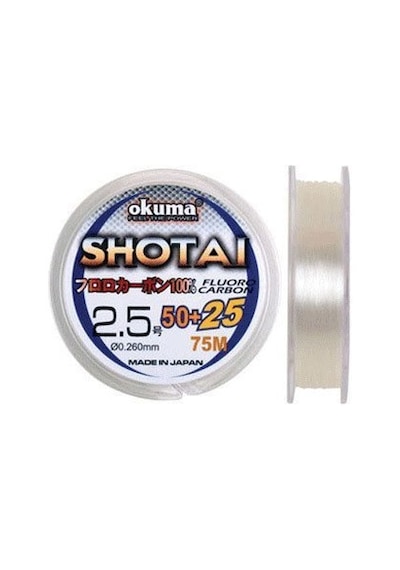 Okuma Shotai Fluorocarbon 75 Mt 0,185 Mm Misina (514275444)