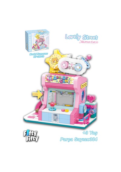 Keepley Lovely Street/sevimli Sokak Serisi Çizgi Roman Dükkanı 384 Parça Oyuncak Yapım Seti F28019