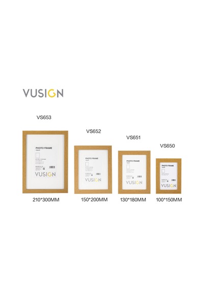 Vusıgn Vs652 Mdf Fotoğraf Çerçevesi 15x20 Cm Ahşap Masaüstü Ve Duvar Askılı Çerçeve