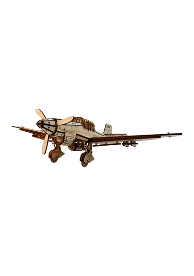 Ju 87 Savaş Uçağı Maketi - Kendin Yap Dıy Dekoratif Kit - 3d Puzzle