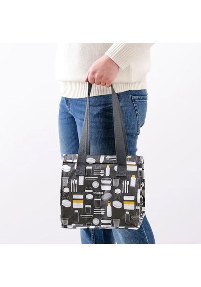 Ikea Fladdrig Yemek Taşıma Çantası Desenli Gri 25x16x27 Cm N11.6998