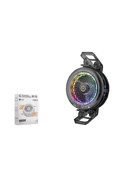 Klipsli Telefon Soğutucu Fan Rgb Isı Göstergeli Siyah Th29 Diğer