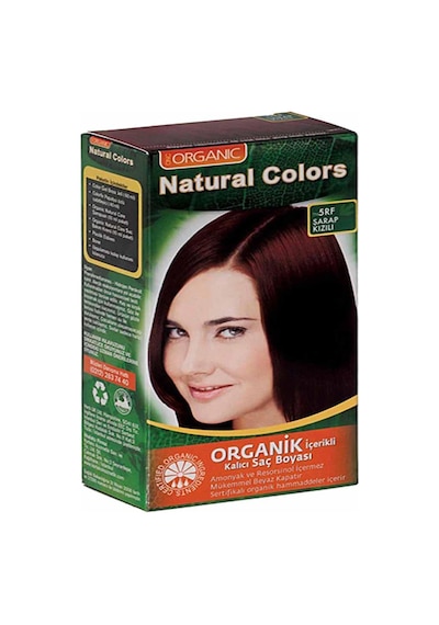 Organic Natural Colors Bitkisel Kalıcı Saç Boyası 5Rf Şarap Kızıl