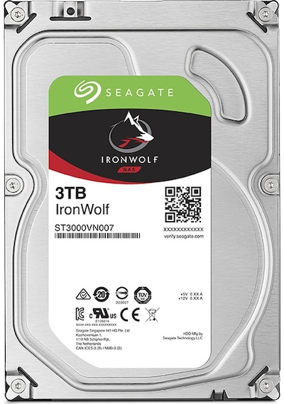 Seagate IronWolf ST3000VN007 3.5" 3 TB 5900 RPM SATA 3 HDD