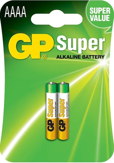 GP Super 25A LR61 1.5V AAAA Alkalin Pil 2'li