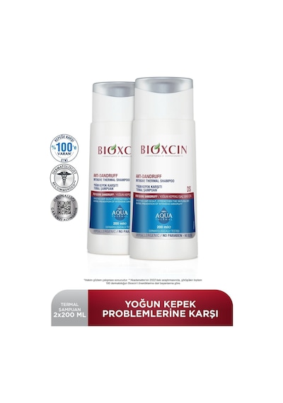 Aqua Thermal Ds Yoğun Kepeğe Karşı Etkili Şampuan 200 Ml 2 Li Set