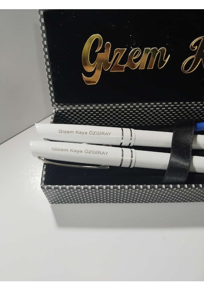 İsme Özel 2 Li Kalem Çok Kaliteli Ve Şık Hediye Ögretmenler Günü