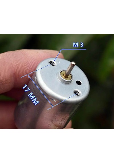 Rk-370ca Dc Motor Dual Çift Milli Dc 24v 3500 Rpm Rc Uçak Rc Bot Oyuncak Araba Dıy