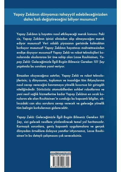 Yapay Zeka: Geleceğimizle Ilgili Bugün Bilmeniz Gereken 101 Şey