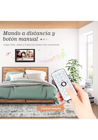 10.1 İnç Dijital Elektronik Fotoğraf Çerçevesi Mp3/4 Oynatıcılı Dijital Elektronik Led Dijital Fotoğraf Çerçevesi