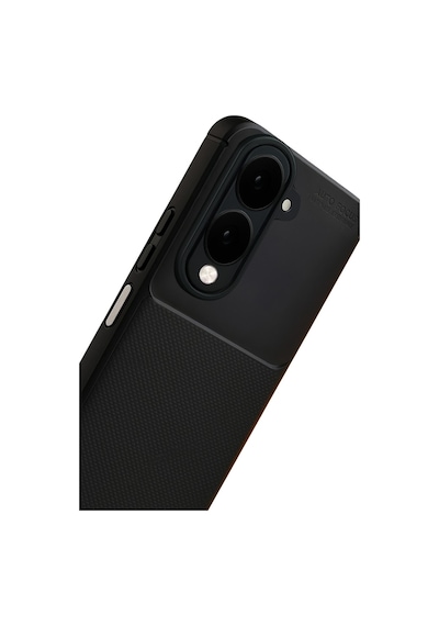 Vivo Y29s Uyumlu Auto Focus Karbon Kapak - Siyah