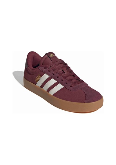 Adidas Vl Court 3.0 Suede Id6275 Unisex Spor Ayakkabı Bordo