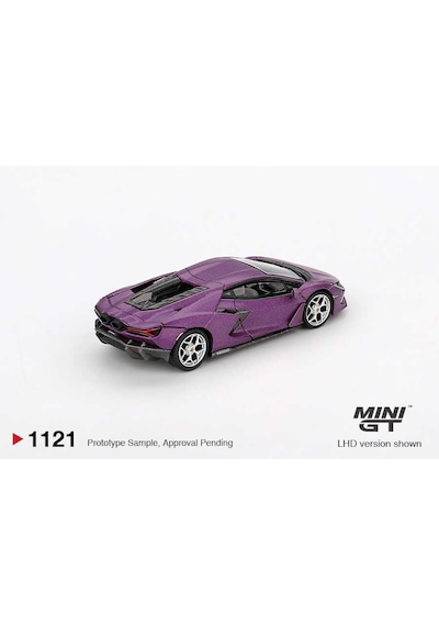 Mını Gt 1:64 Lamborghini Revuelto Viola 30th Matte Diecast Model Araba Mgt01121 Beyaz