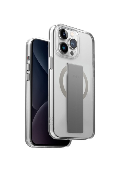Apple Uyumlu iPhone 15 Pro Max Heldro Mag Serisi Magsafe Özellikli Magclick Tutma Bandı Flexgrip Clear 01-Gümüş Apple Uyumlu iPhone 15 Pro Max Heldro Mag Serisi Magsafe Özellikli Magclick Tutma Bandı Flexgrip Clear 01-Gümüş