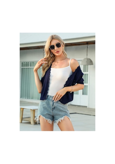 Youknitwear You Windy Triko Hırka Lacivert
