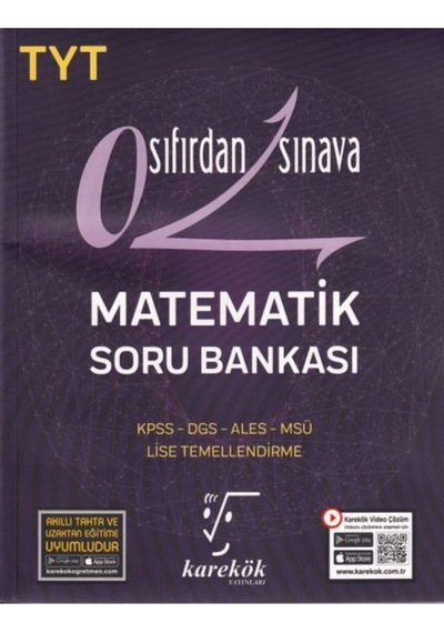 Karekök Tyt Sıfırdan Sınava Matematik Soru Bankası- Muharrem Duş