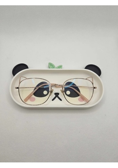 Panda Karakterli Figür Tasarımlı Gözlük Tutucu Ve Çok Amaçlı Organizer