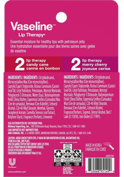 Vaseline Lip Therapy Holiday Edition Nemlendirici Dudak Bakım Stick Seti 4x4.8gr
