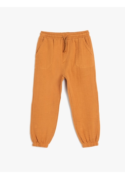 Koton Pamuklu Beli Bağcıklı Cepli Basic Jogger Pantolon Kiremit 5smb40037tw Kiremit Koton Pamuklu Beli Bağcıklı Cepli Basic Jogger Pantolon Kiremit 5smb40037tw Kiremit