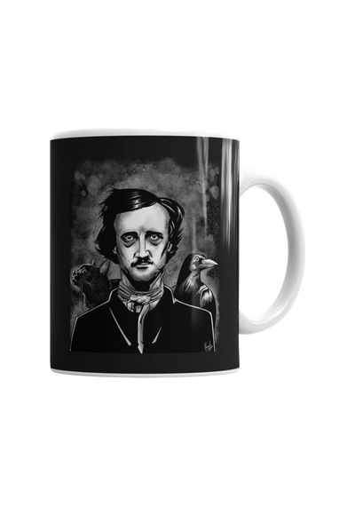Nevermore Edgar Allan Poe Kupa Bardak Porselen Karışık