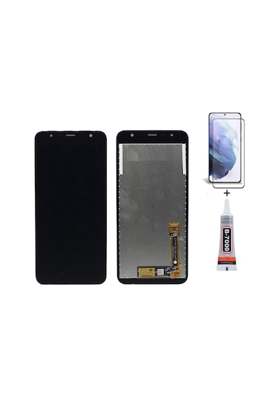 Samsung J6 Plus J610 Siyah Uyumlu Ekran Lcd Dokunmatik B7000 15ml Yapıştırıcı Ve Kırılmaz Cam İle Beraber Yc