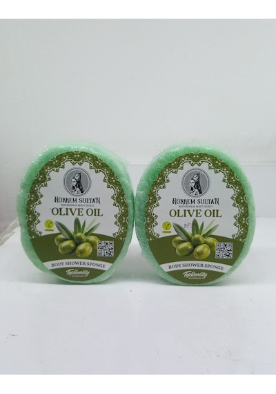 Hürrem Süngerli Banyo Sabun Zeytinyağlı 130 Gr 2 Adet