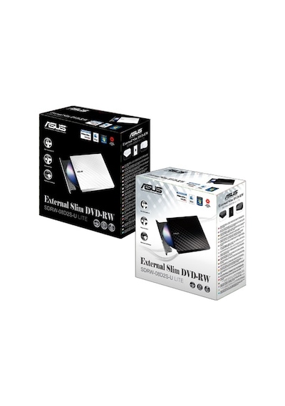 ASUS 8x SDRW-08D2S-U USB 2.0 Slim Harici DVD Optik Sürücü Beyaz