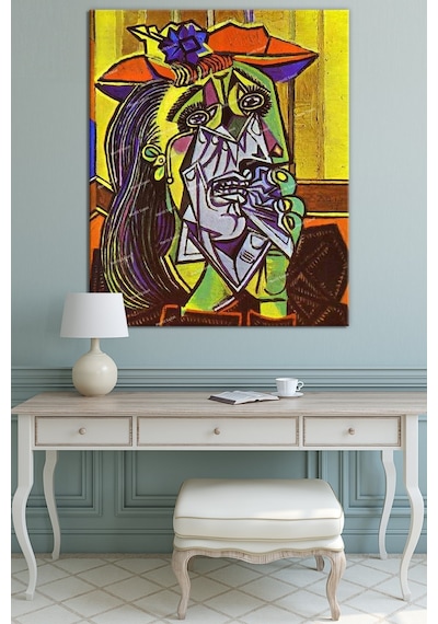 Pablo Picasso The Weeping Woman Ağlayan Kadın Kanvas Tablo 8 Farklı Ölçü