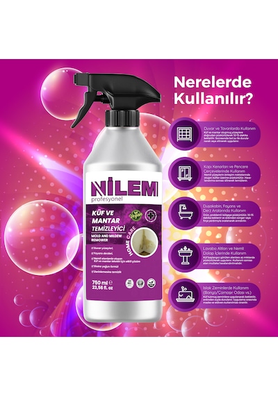 Nilem Profesyonel Küf Ve Temizleyici 750 ML